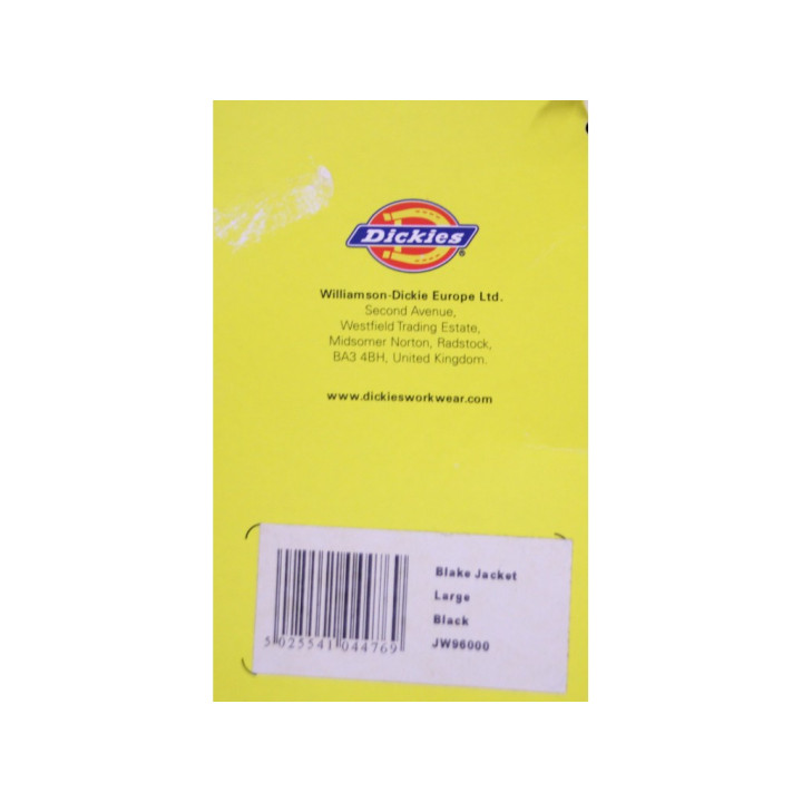 Dickies Giacca con zip e cappuccio da Uomo - Taglia L - Nero