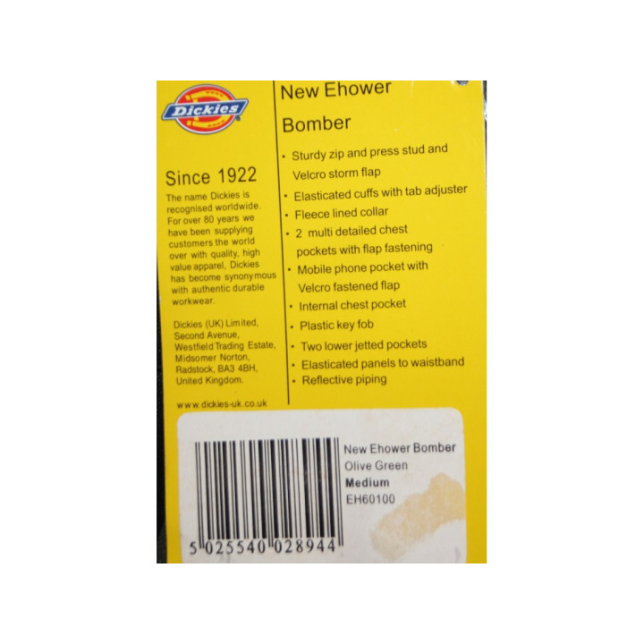 Dickies T-shirt Uomo con stampa- Taglia L - Bianca