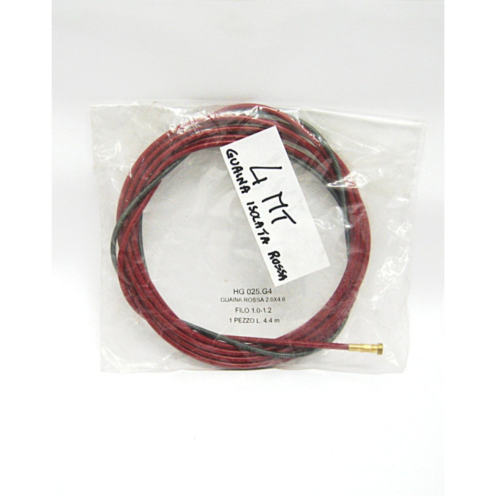 Sheath Red Isolated 2.0x4.6 4 mt.