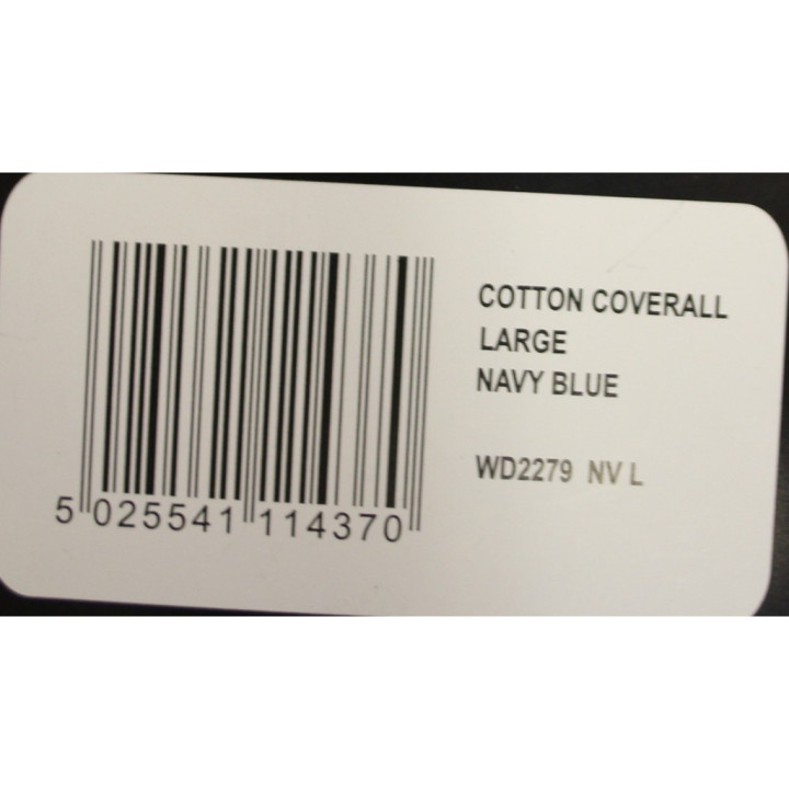 Dickies WD2299 -Tuta in cotone maniche corte da Uomo BluNavy - Taglia L