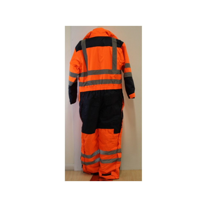 Dickies SA7000 - Tuta Impermeabile di Sicurezza Arancio/Navy - Taglia L