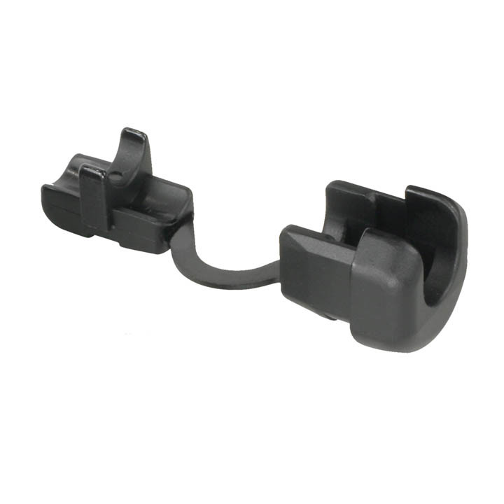 10x Moss SR 3A-4 - Passacavo Antistrappo Dritto Nylon 6.6 NERO