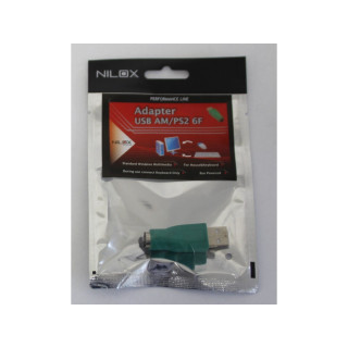 NILOX LE-1183 - Adattatore USB - AM/PS2 6F per collegare mouse e tastiera