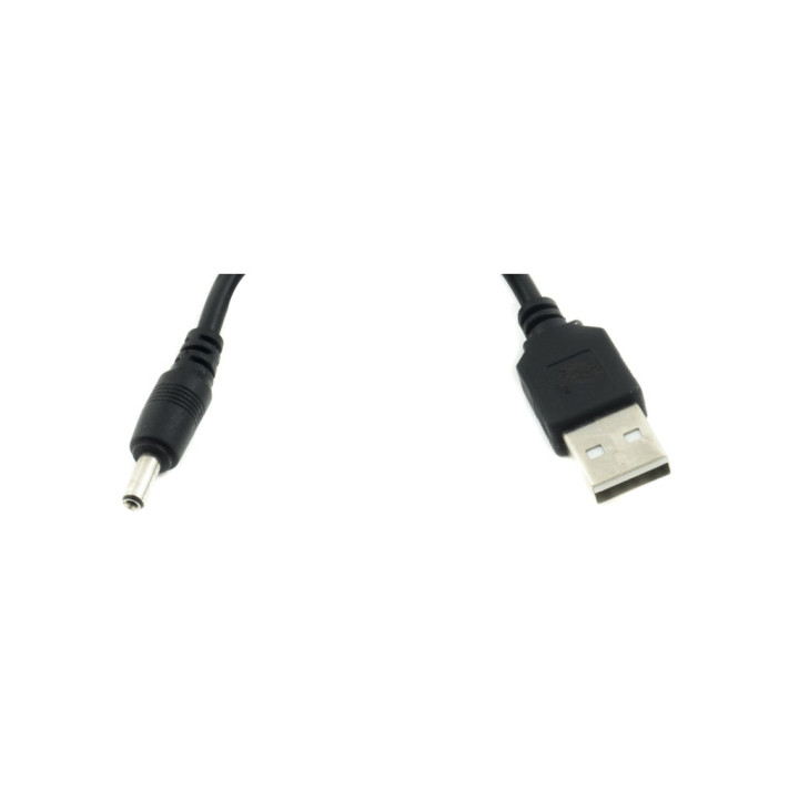 OEM 14G110006100 - Cavo di Alimentazione 5V con attacco USB per MP3/MP4 Player - Lunghezza Mt. - Nero