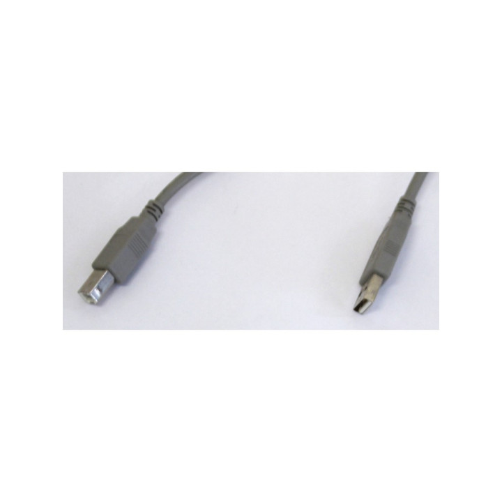 PANGNGAI E316505 - Cavo USB 2.0 80°C 30V con Connettori di Tipo A e B per Stampanti e Scanner - Lunghezza Mt. - Grigio
