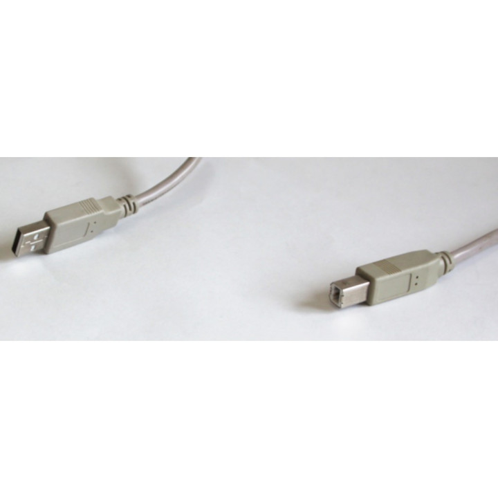 OEM E336191 - Cavo USB per Stampante Tipo A/B ad Alta Velocità M/M - Lunghezza Mt. - Grigio