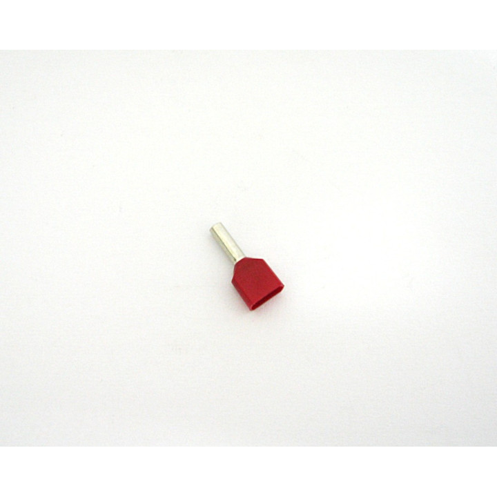 200 pz. Preinsulated Cable Terminal Tube Double Cable 2x1.5mmq