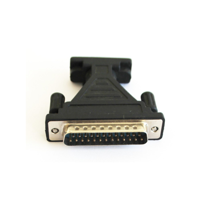 OEM - Adattatore Seriale DB9 Femmina a DB25 Maschio Connettore - Nero