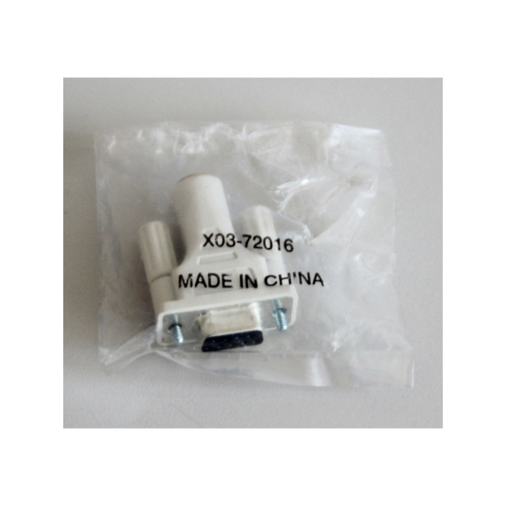 OEM X03-72016 - Adattatore per Connettore Seriale DB9 Femmina a PS2 Mini DIN 6 - PIN Femmina - Beige