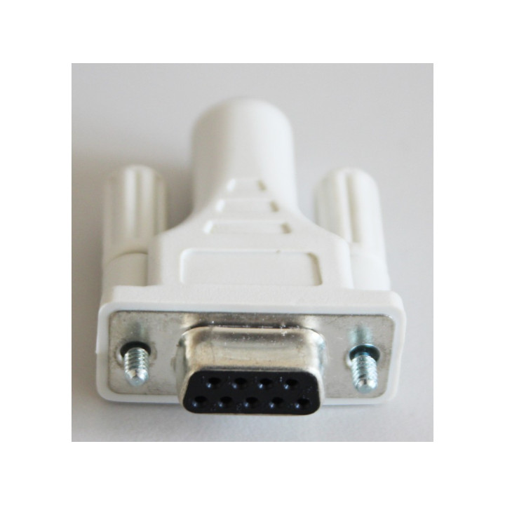 OEM X03-72016 - Adattatore per Connettore Seriale DB9 Femmina a PS2 Mini DIN 6 - PIN Femmina - Bianco