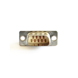 OEM - Connettore D-Sub 1mm 9 Maschio Cappuccio a Saldare - Aletta a Saldare/Dritta