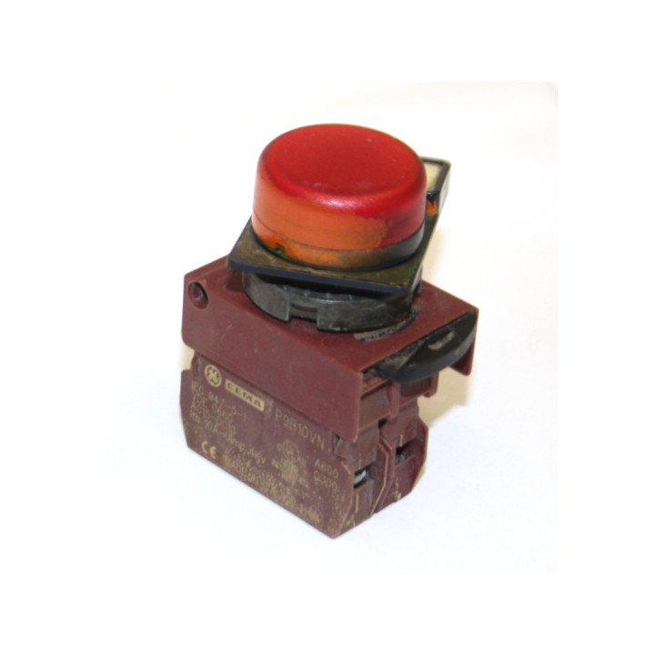 CEMA P9B10VN - Blocco Contatto con Interruttore Azzurro