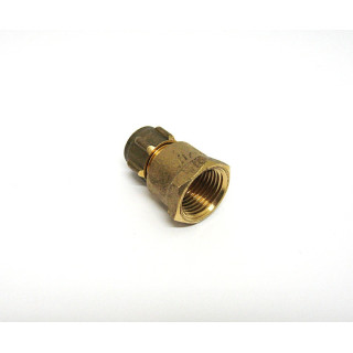 Raccordo Dritto in Ottone Tubo D.12x1/2"
