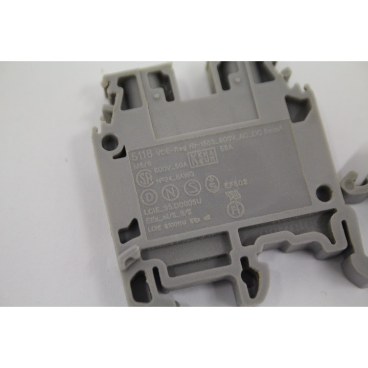 4x ENTRETEC 5118 M6/8 - Morsetto 6MM²