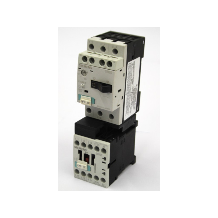 SIEMENS SIRIUS - Contattore 3RV1011-1JA10 CON 3RT1015-1AB01