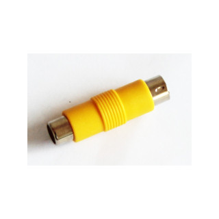 OEM - Adattatore da RCA a Mini DIN 8 PIN - Giallo