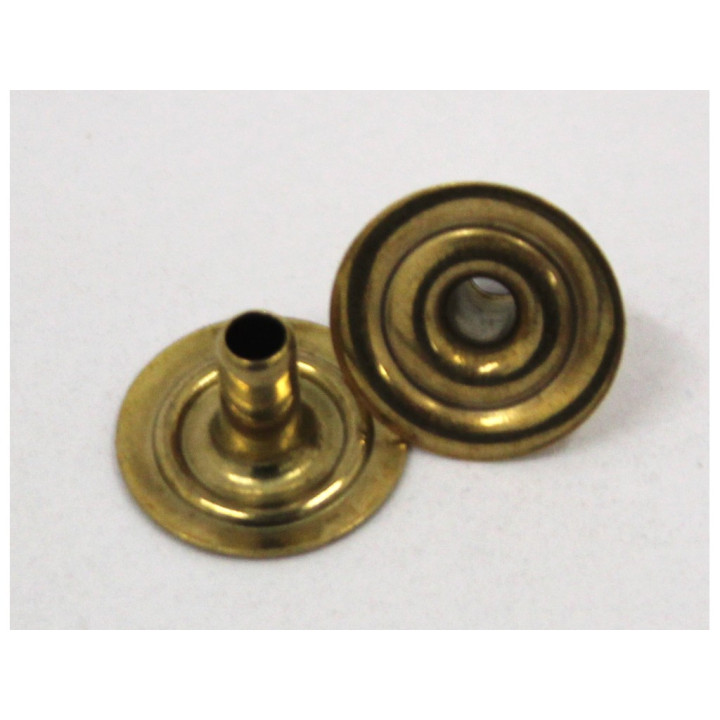 236x Borchia per Vestiti Testa 33 - Oro