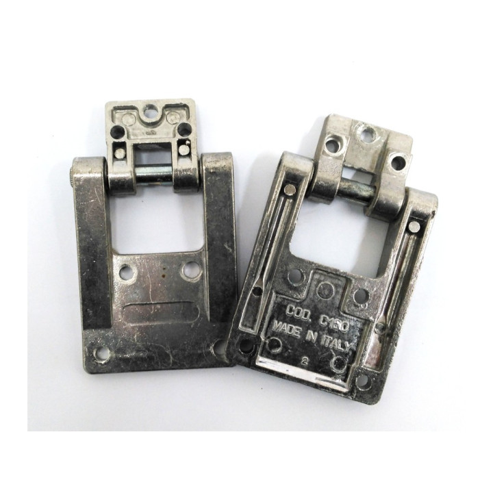 2x Cerniera in Alluminio Avvitabile