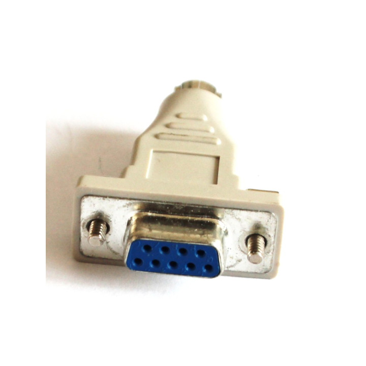 OEM - Adattatore PS2 Maschio a DB9 Femmina - Beige