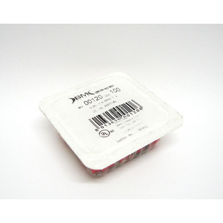 100 pz. Preinsulated Cable Terminal Fork Single Cable 0.25-1.5mmq