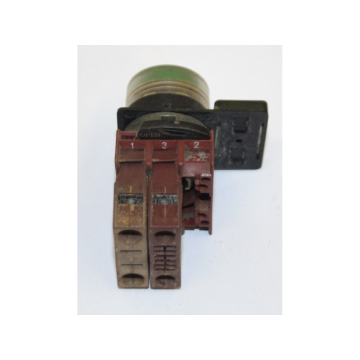 CEMA P9B10VN - Blocco Contatto con Interruttore Azzurro