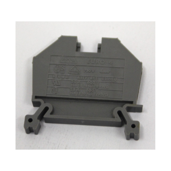 MORSETTITALIA EURO 4 - Morsetto Passante 600V 4mm2