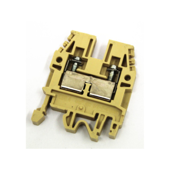 CABUR CBD.4 - Morsetto Passante con Piastra Terminale - 4mm2 -