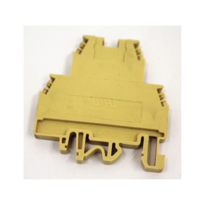 CABUR DCS 4 - Morsetto Passante con Piastra Terminale - 4mm2