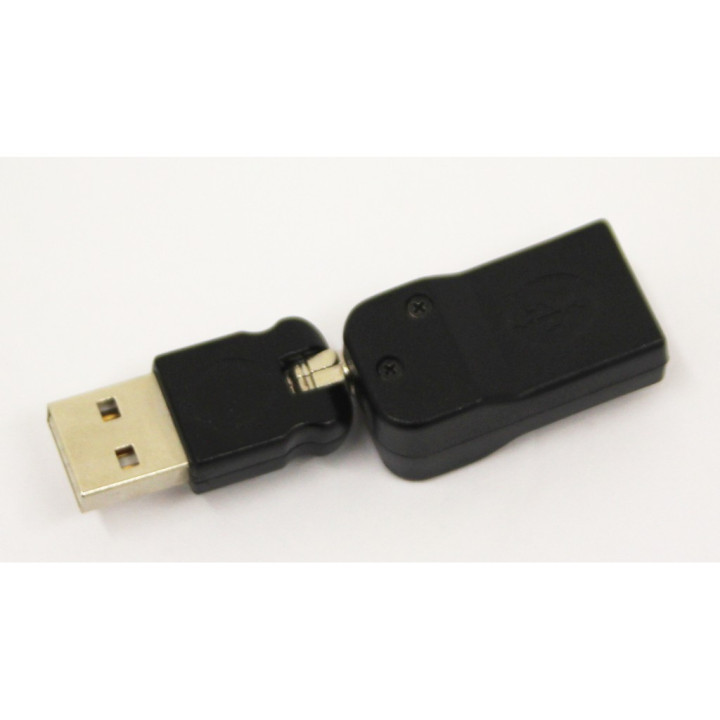 Adattatore USB Maschio USB 2.0 a Femmina USB - Nero