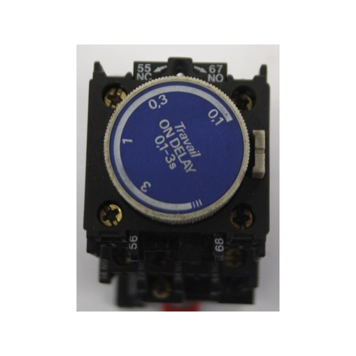 TELEMECANIQUE CA2-DN 1319 + LA3-D20 - Contatto con Time Delay Module 0.1 a 3 S
