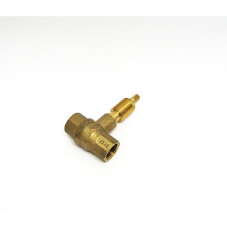 Raccordo a T 1/2" in Ottone Femmina/Maschio/Femmina PN40
