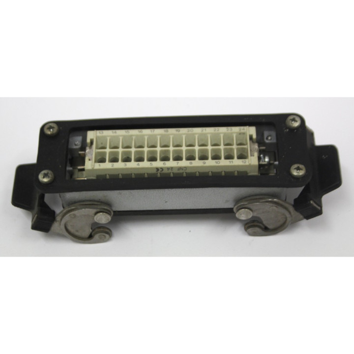 ILME - Connettore di Alimentazione Femmina 24 Pin 16A 400V con Contenitore di Montaggio