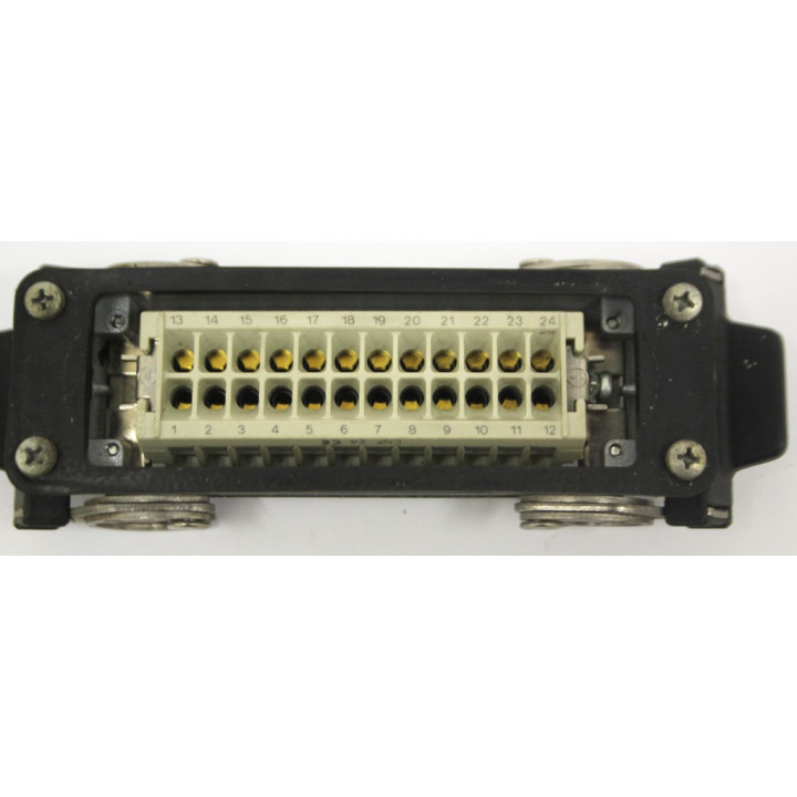 ILME - Connettore di Alimentazione Femmina 24 Pin 16A 400V con Contenitore di Montaggio