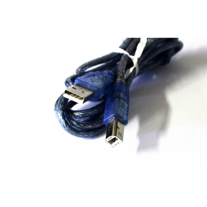 OEM CVA01X  - Cavo USB 2.0 - Trasparente Blu - 140cm - 30V