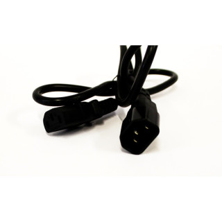 I-SHENG 3ASL-75 Cavo di Alimentazione M/F - 3 Pin - 10 A - 300/500 V - Nero - 1.2 Mt