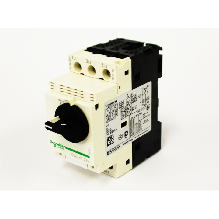 SCHNEIDER GV2-L07 Interruttore Protezione Motori - 2.5A - 690V - Interruzione 4kA -