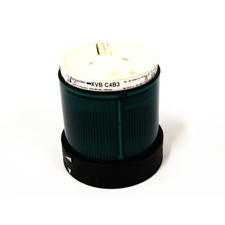 SCHNEIDER XVBC4B3 Colonna Luminosa - 24/48V - DC/24Vac - Verde - Ø 70mm