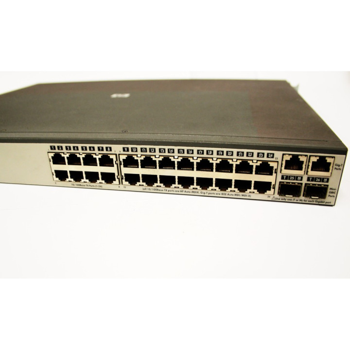 HP Procurve 2626 Switch - Grigio - 24 Porte - Indicatori Led - 1.5A - 100/240V - 50/60Hz