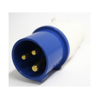 CEE  HT-013 Spina - Industrial Plug - 16A - 6h - 220/250V - Splash Proof