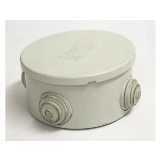 MARLANVIL TECHNOVA-002 Scatola di Derivazione Cablaggio - Bianco - Diametro 80mm - Altezza 40mm