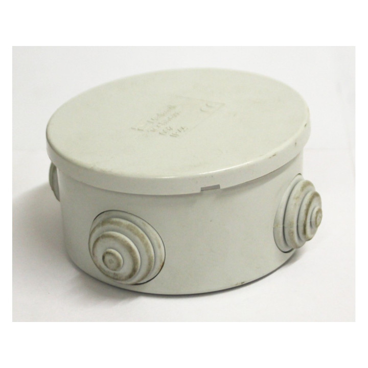 MARLANVIL TECHNOVA-002 Scatola di Derivazione Cablaggio - Bianco - Diametro 80mm - Altezza 40mm