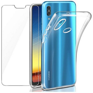 Leathlux Cover + pellicola per Huawei P20 Lite/Huawei P11 Lite 5.84"