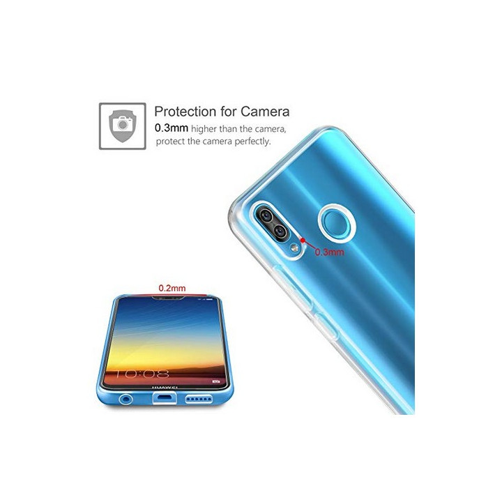 Leathlux Cover + pellicola per Huawei P20 Lite/Huawei P11 Lite 5.84"