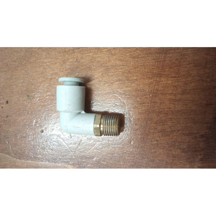 SMC- 7x Raccordi a L Filetto 1/8" Maschio per Tubi da 6mm