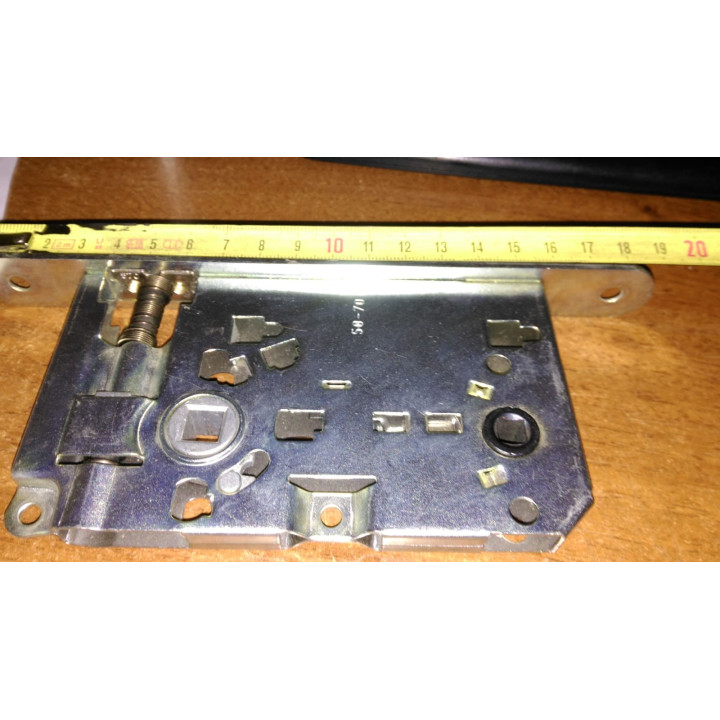 AGB - Serratura da Incasso per Porte con Frontale Cromato