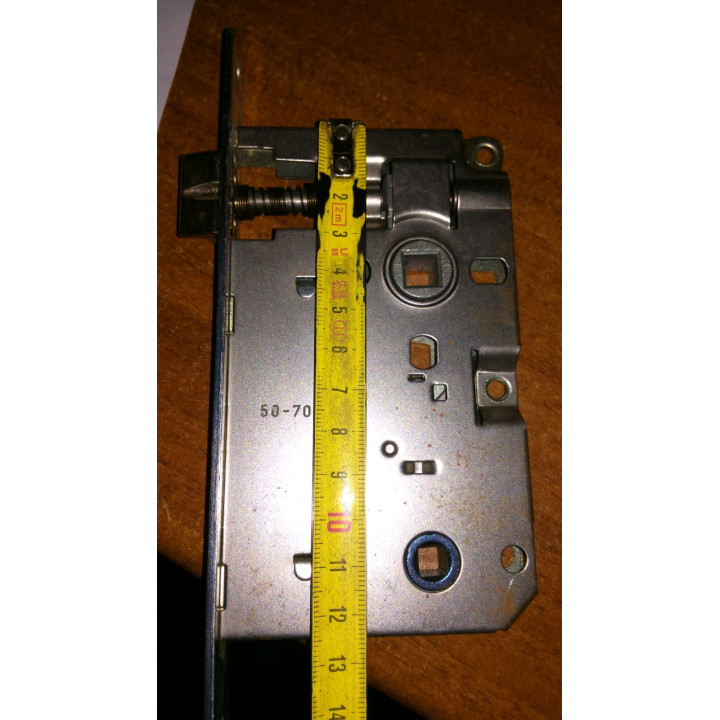 AGB - Serratura da Incasso per Porte con Forontale Cromato