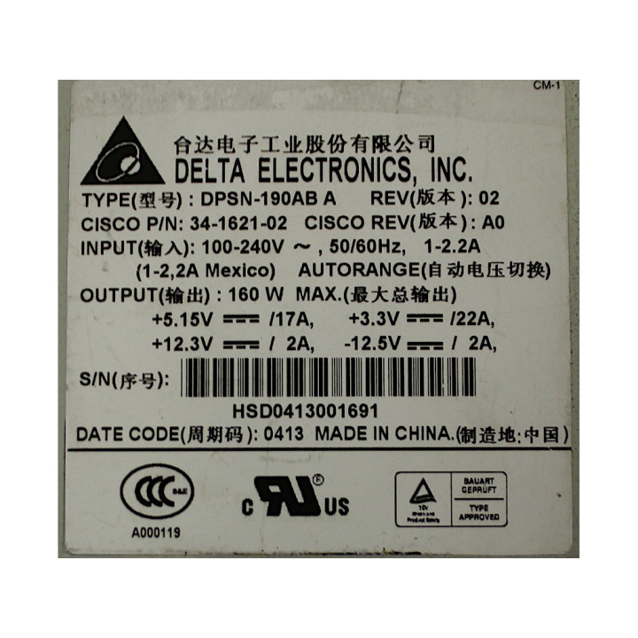 DELTA DPSN-190ABA - Alimentatore PSU da 160W