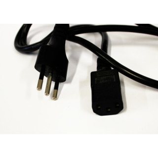 PHINO GTSA-3 Cavo di Alimentazione - Nero- 3 Pin - 10A - 250V - 0.75mm2 - 1.50Mt