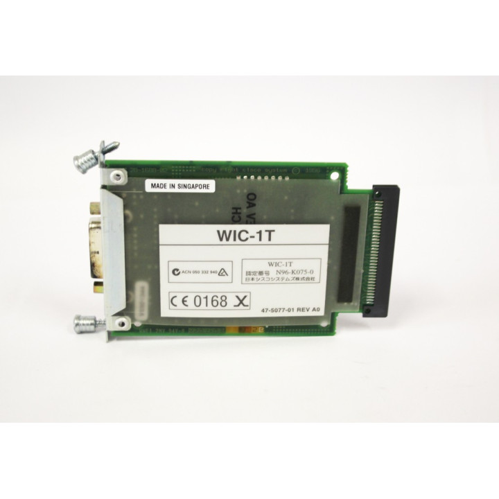 CISCO modulo di interfaccia WAN di serie WIC-1T N96-K075-0 47-5077-01 REV AO CCNP