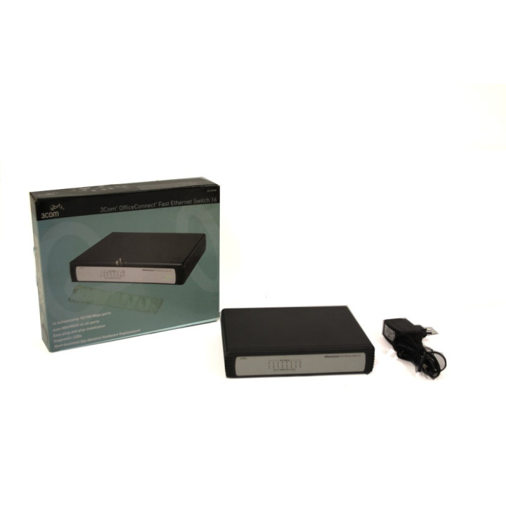 3Com OfficeConnect Fast Ethernet Switch 16 - switch - 16 ports -  3C16792C